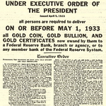 Gold Confiscation – Can It Happen Again?
