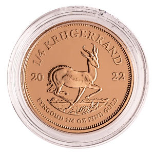 2022 1/4 oz South African Gold Krugerrand Proof Bullion Coin