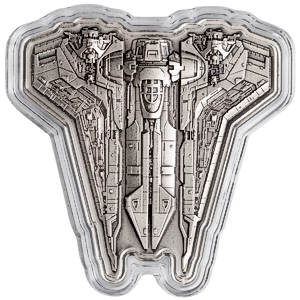 2023 3 oz Niue The Mandalorian - Bo-Katan Starfighter Silver Coin