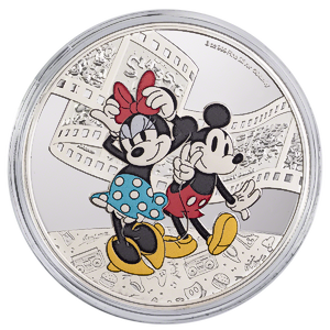 2023 3 oz Niue Mickey &  Minnie Silver Coin