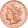 1 AVDP oz Morgan Copper Round