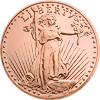 1 AVDP oz Saint Gaudens Copper Round