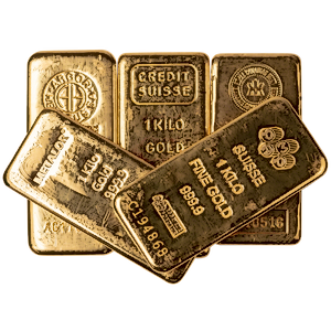 1 Kilogram LBMA Gold Bullion Bar - Various Brands