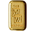 100 Gram PAMP Swiss Cast Gold Bullion Bar - JG Test Use thumbnail
