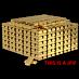 1 oz Perth Mint Cast Gold Bullion Bar - JG Square Button Design thumbnail