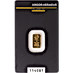 1 Gram Argor-Heraeus Kinebar Gold Bullion Bar TEST thumbnail