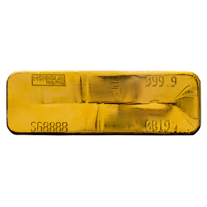 400 oz Heraeus Gold Bullion Bar