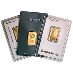 10 Gram Gold Bullion Bar - Various LBMA Brands (Pre-Owned in Good Condition)
