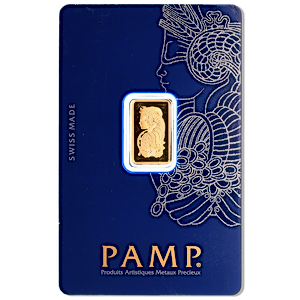 2.5 Gram PAMP Swiss Gold Bullion Bar TEST