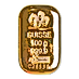 100 Gram PAMP Swiss Cast Gold Bullion Bar - JG Test Use thumbnail