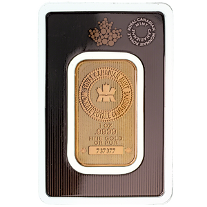 1 oz Royal Canadian Mint Gold Bullion Bar