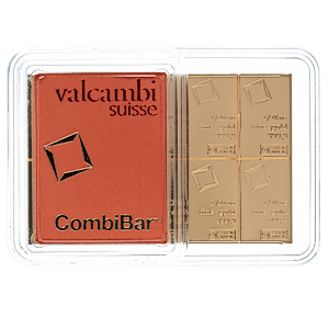 10 x 1/10 oz Valcambi CombiBar Gold Bullion Bar