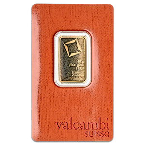 10 Gram Valcambi Swiss Gold Bullion Bar