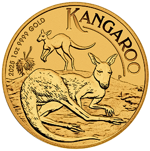 2025 1 oz Australian Gold Kangaroo Nugget Bullion Coin (BU)