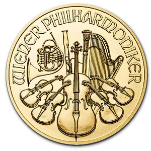 2022 1 oz Austrian Gold Philharmonic Bullion Coin