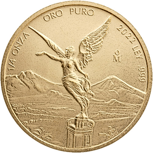 2022 1/4 oz Mexican Gold Libertad Bullion Coin
