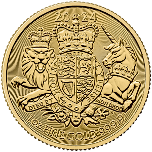 2024 1 oz United Kingdom Royal Arms Gold Bullion Coin