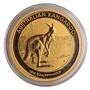 2013 1/2 oz Australian Gold Kangaroo Nugget Bullion Coin