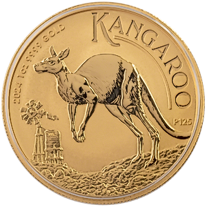 2024 1 oz Australian Gold Kangaroo Nugget Bullion Coin (BU)