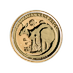 2021 1/10 oz Australian Gold Kangaroo Nugget Bullion Coin thumbnail