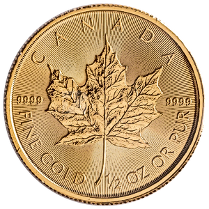 2023 1/2 oz Canadian Gold Maple Leaf Bullion Coin