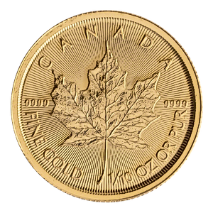 2025 1/10 oz Canadian Gold Maple Leaf Bullion Coin