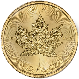 2025 1/2 oz Canadian Gold Maple Leaf Bullion Coin