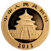 2012 1 oz Chinese Gold Panda Bullion Coin thumbnail