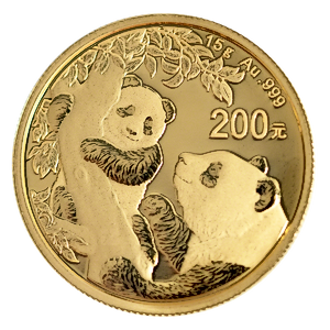 2021 15 Gram Chinese Gold Panda Bullion Coin