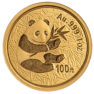2000 1 oz Chinese Gold Panda Bullion Coin