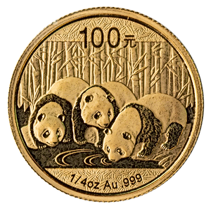 2013 1/4 oz Chinese Gold Panda Bullion Coin