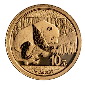 2016 1 Gram Chinese Gold Panda Bullion Coin