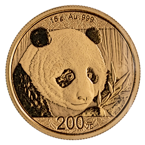 2018 15 Gram Chinese Gold Panda Bullion Coin