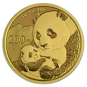2019 15 Gram Chinese Gold Panda Bullion Coin