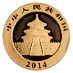 2014 1 oz Chinese Gold Panda Bullion Coin thumbnail