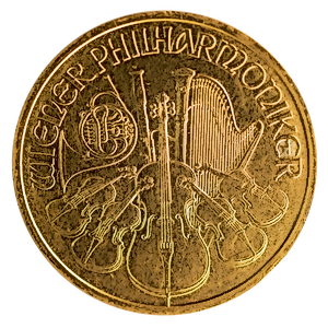 1 oz Austrian Gold Philharmonic Bullion Coin (Various Years)