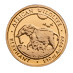 2022 1/10 oz Somalian Gold Elephant Bullion Coin thumbnail