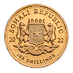 2022 1/10 oz Somalian Gold Elephant Bullion Coin thumbnail