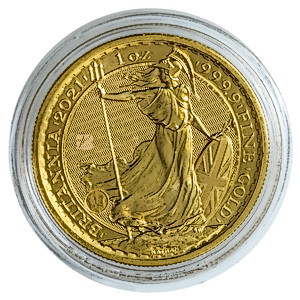 2021 1 oz United Kingdom Gold Britannia Bullion Coin