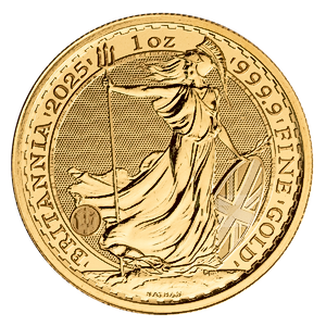 2025 1 oz United Kingdom Gold Britannia Bullion Coin (BU)