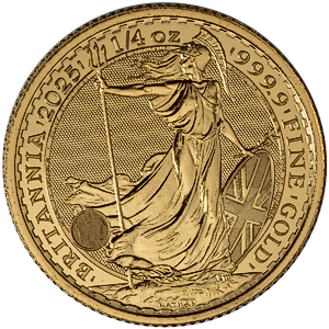 2025 1/4 oz United Kingdom Gold Britannia Bullion Coin