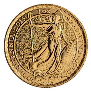 2015 1 oz United Kingdom Gold Britannia Bullion Coin
