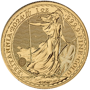 2024 1 oz United Kingdom Gold Britannia Bullion Coin (BU)