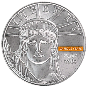 1 oz American Platinum Eagle Bullion Coin (Various Years)