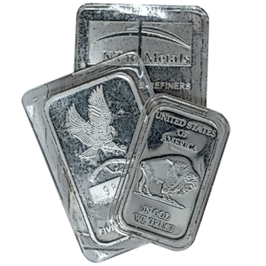 10 oz Silver Bullion Bar - Various Non-LBMA Brands