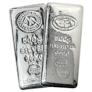 500 Gram Nadir Silver Bullion Bar