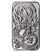 2021 1 oz Perth Mint Silver Dragon Bullion Bar  thumbnail