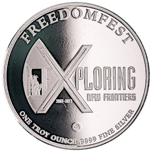 1 oz Freedomfest Silver Bullion Round