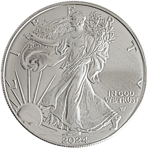 2024 1 oz American Silver Eagle Bullion Coin (BU)