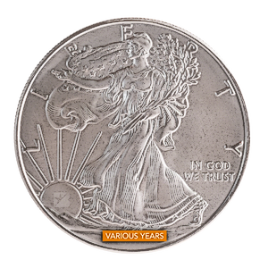 1 oz American Silver Eagle Bullion Coin (Various Years)